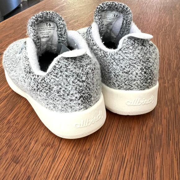Allbirds Smallbirds Gray Sneakers Toddler Kids Size 6 - Picture 6 of 7